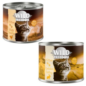 6x200g Wild Freedom nedves macskatáp Kitten vegyes csomag 5+1 ingyen akcióban