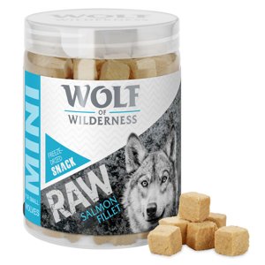 50g Wolf of Wilderness Mini RAW lazacfilé- fagyasztva szárított prémium-snack kutyáknak 20% árengedménnyel
