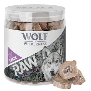 90g Wolf of Wilderness Kacsanyak - fagyasztva szárított prémium-snack kutyáknak 20% árengedménnyel