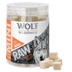 60g Wolf of Wilderness Mini RAW csirkefilé - fagyasztva szárított prémium-snack kutyáknak 20% árengedménnyel