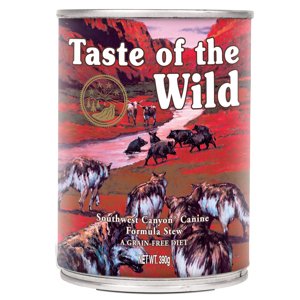 6x390g Taste of the Wild Southwest Canyon nedves kutyatáp 4 + 2 ingyen akcióban