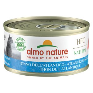 6x70g Almo Nature HFC Natural Atlant-óceánii tonhal nedves macskatáp