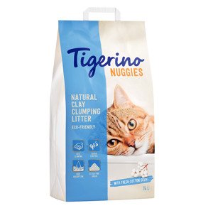 14 l Tigerino Nuggies macskaalom gyapjúvirág illattal 12% kedvezménnyel