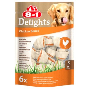 6db (210g) 8in1 Delights csirke rágócsont S kutyasnack 15% árengedménnyel