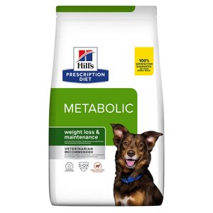 12kg Tripla zooPont: Hill's Prescripiton Diet száraz kutyatáp- Metabolic Weight Management bárány & rizs