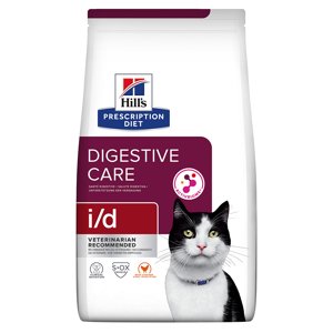 3kg Tripla zooPont: Hill's Prescription Diet száraz macskatáp - i/d Digestive Care