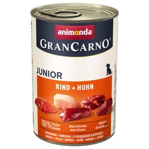 6x400g Animonda GranCarno Original Junior marha & csirke nedves kutyatáp 5+1 ingyen