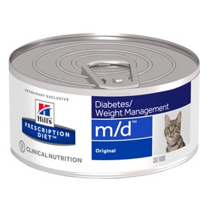 24x156g Tripla zooPont: Hill's Prescription Diet nedves macskatáp - m/d Diabetes / Weight Management Original