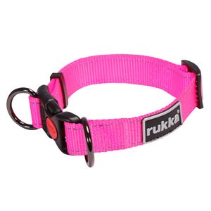 Rukka® Bliss Neon nyakörv kutyáknak, pink, XS méret: 20 - 30 cm nyakkörfogat