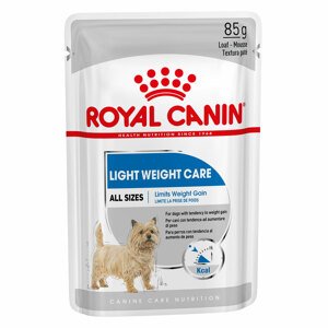 12x85g Royal Canin Light Weight Care Loaf nedves kutyatáp 20% kedvezménnyel