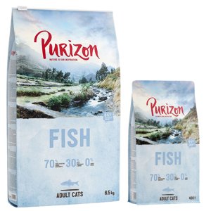 7,3kg Purizon Adult hal száraz macskatáp 6,5kg+2x400g ingyen