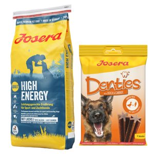 15kg Josera Light & Vital száraz kutyatáp+180g Josera Denties kacsa & sárgarépa kutyasnack ingyen
