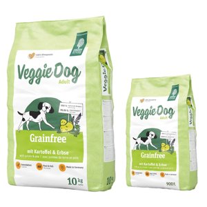 10kg+2x900 g ingyen Green Petfood VeggieDog Grainfree száraz kutyatáp