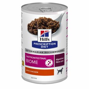 48x370g Hill's Prescription Diet Gastrointestinal Biome csirke nedves kutyatáp