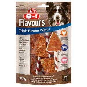 6db 8in1 Triple Flavour Wings rágórúd kutyasnack 15% árengedménnyel