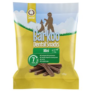 2x7db Barkoo Dental kutyasnack Kis termetű kutyáknak 1+1 ingyen akcióban (2x120g)