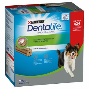24db (8x69g) Purina Dentalife kutyasnack napi fogápoláshoz Közepes testű kutyáknak (12-25 kg) 25% árengedménnyel