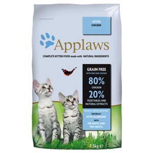 7,5kg Applaws Kitten száraz macskatáp 6+1,5kg ingyen akcióban