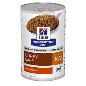 12x370g Hill's Prescription Diet 10+2 ingyen! nedves kutyatáp - k/d Kidney Care csirke