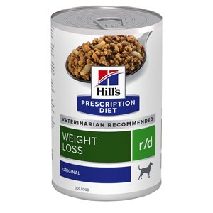 12x350g Hill's Prescription Diet 10+2 ingyen! nedves kutyatáp - r/d Weight Loss