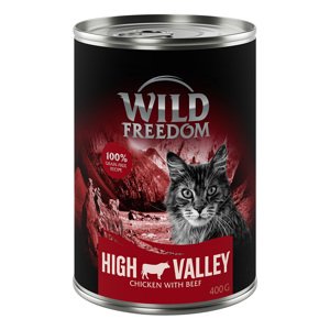 24x400g Wild Freedom Adult Farmlands - marha & csirke száraz macskatáp rendkívüli árengedménnyel