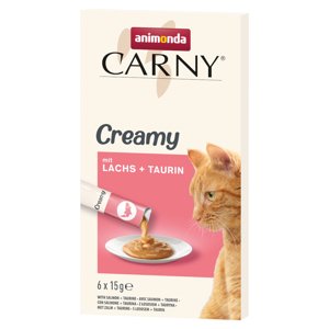 6x15g  Animonda Carny Adult Creamy lazac + taurinmacskasnack