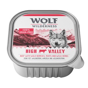 6x300g Wolf of Wilderness Adult High Valley marha nedves kutyatáp akciósan