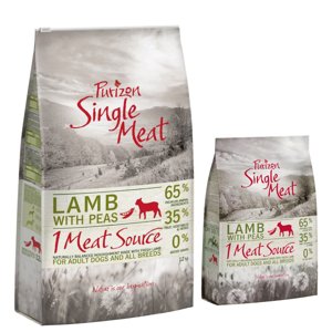 14kg Purizon Single Meat bárány & borsó száraz kutyatáp 12+2 kg ingyen