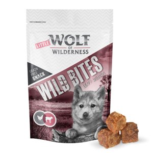 180g Wolf of Wilderness Wild Bites Junior Leafy Willows - borjú kutyasnack 15% árengedménnyel