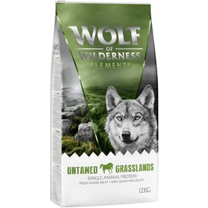 2x12kg gabonamentes Wolf of Wilderness rendkívüli kedvezménnyel! száraz kutyatáp- Untamed Grasslands - ló (monoprotein)