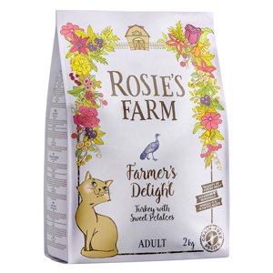 2kg Rosie's Farm Adult rendkívüli kedvezménnyel! száraz macskatáp- Pulyka & édesburgonya