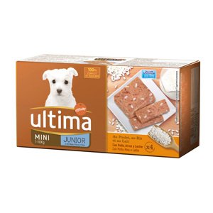 12x150g Ultima Dog Junior Meat selection nedves kutyatáp