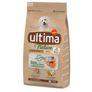 1,25kg Ultima Dog Nature Mini Adult lazac száraz kutyatáp