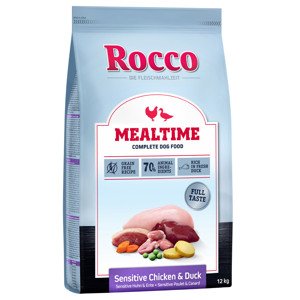 2x12kg Rocco Mealtime Sensitive csirke & kacsa száraz kutyatáp rendkívüli árengedménnyel