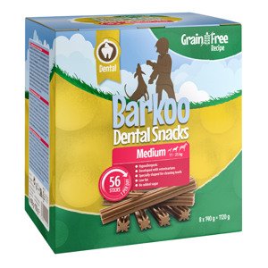 112db Barkoo Dental snack 15% árengedménnyel- Közepes kutyáknak (2 x 1,12 kg)