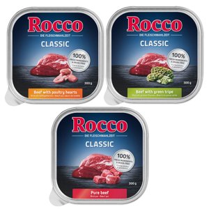 9x300 g Rocco nedvestáp 15% kedvezménnyel - Classic Mix 1: marha pur, pacal, szárnyasszív