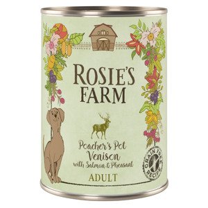 6x400g Rosie's Farm Adult vad, fácán & lazac nedves kutyatáp 10% kedvezménnyel