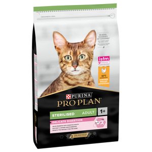 Dupla zooPont: 7 / 10/14 kg PURINA PRO PLAN Cat - Sterilised Adult Delicate Digestion csirke (10 kg)