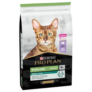 Dupla zooPont: 7 / 10/14 kg PURINA PRO PLAN Cat - Sterilised Adult Renal Plus pulyka (10 kg)
