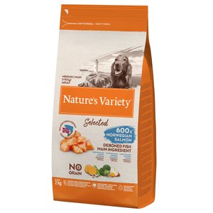 2kg Selected Medium / Maxi Adult norvég lazac Nature's Variety száraz kutyatáp