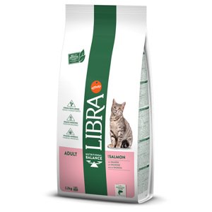 12 kg Libra felnőtt macskaeledel lazaccal és rizzsel