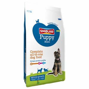 Smølke Puppy Maxi Optimális növekedés - Dupla csomag: 2 x 12 kg