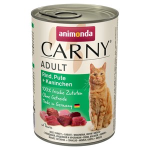 12 x 400 g Animonda Carny Adult Mix Baromfi (6 fajta - marhahús nélkül) nedves macskaeledel