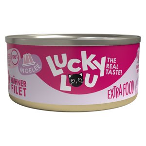 36x70g Lucky Lou Extrafood Csirkefilé aszpikban nedves macskatáp
