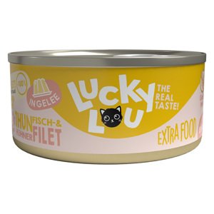 36x 70g Lucky Lou Extrafood in Jelly tonhal és csirke nedves macskatáp