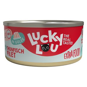 36x70g Lucky Lou Extrafood Tonhalfilé aszpikban nedves macskatáp