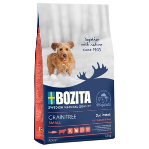 3,5kg Bozita Grain Free Lazac & Beef for Small Dogs száraz kutyatáp kistestű kutyáknak