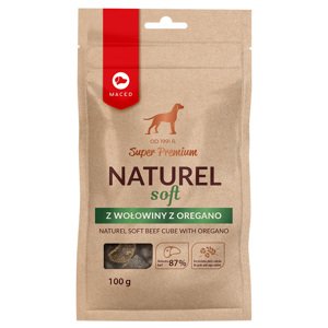 100g Maced Super Premium Naturel Soft marha & oregánó kutyasnack