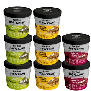 8x 100g BugBell BugTerrine Adult Mix Pack nedves kutyaeledel 8x 100g BugBell BugTerrine Adult Mix Pack nedves kutyaeledel