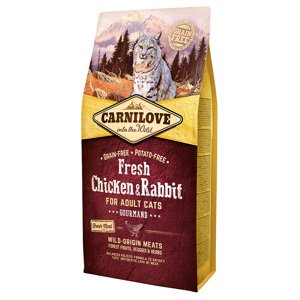 2x6kg Carnilove Fresh Adult Cat csirke & nyúl száraz macskatáp